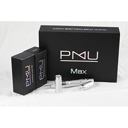 MAX PMU Wireless/Cordless Tattoo Machine Includes 2 Batteries - Ombre Powder ...
