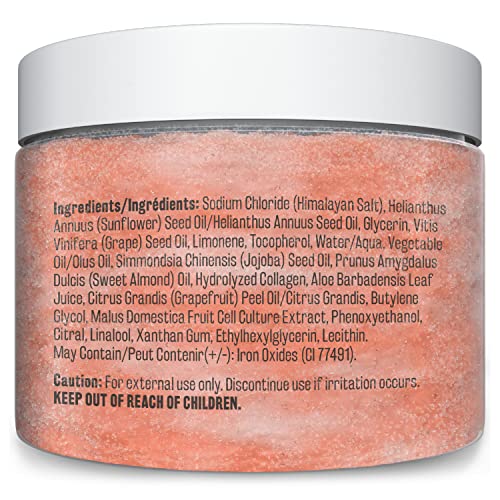 M3 Naturals Himalayan Salt Body Scrub Infused with Collagen and Stem Cell Nat...