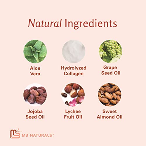 M3 Naturals Himalayan Salt Body Scrub Infused with Collagen and Stem Cell Nat...