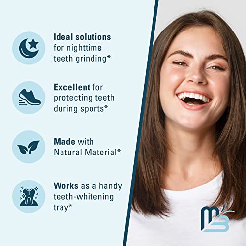M3 Naturals Mouth Guard for Grinding & Clenching Teeth - BPA Free - 4 Guards ...