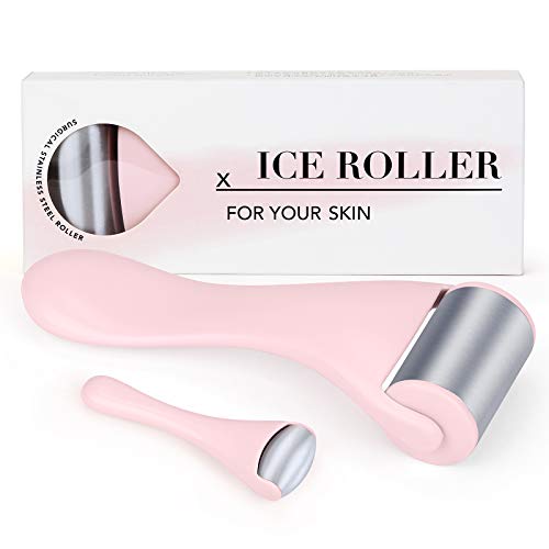 Ice Roller for Face and Eye 2 Pcs,Face Roller Skin Care for Puffiness,Migrain...