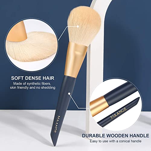 MAANGE Makeup Brushes 12 Pcs Professional Synthetic Makeup Brush Set With Hol...