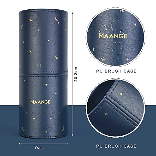 MAANGE Makeup Brushes 12 Pcs Professional Synthetic Makeup Brush Set With Hol...