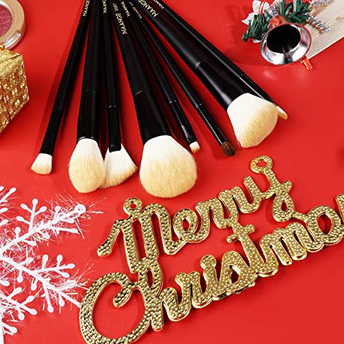 MAANGE Makeup Brushes, Premium Synthetic Makeup Brush Set Professional Blush ...