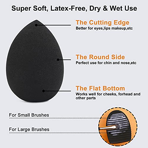 Makeup Brushes,MAANGE 10 PCs Travel Professional Makeup Brushes Set with Case...