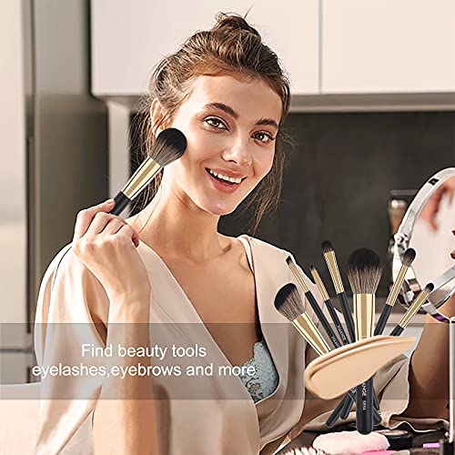 Makeup Brushes,MAANGE 10 PCs Travel Professional Makeup Brushes Set with Case...