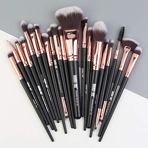 Makeup Brushes Set, 20 Pcs Professional Travel Make Up Brushes, Foundation Ey...