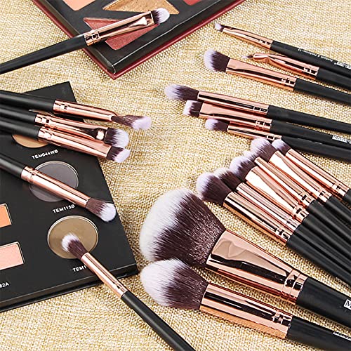 Makeup Brushes Set, 20 Pcs Professional Travel Make Up Brushes, Foundation Ey...