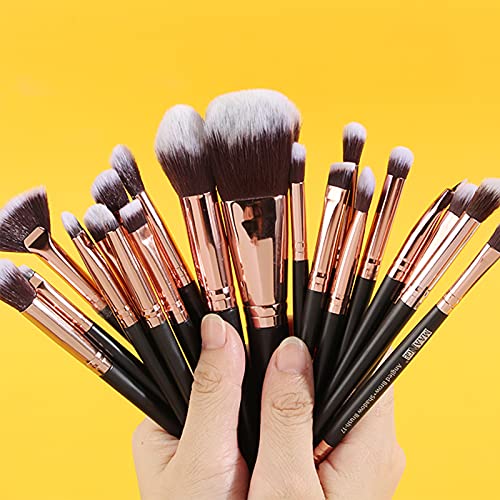 Makeup Brushes Set, 20 Pcs Professional Travel Make Up Brushes, Foundation Ey...