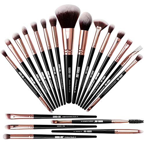 Makeup Brushes Set, 20 Pcs Professional Travel Make Up Brushes, Foundation Ey...