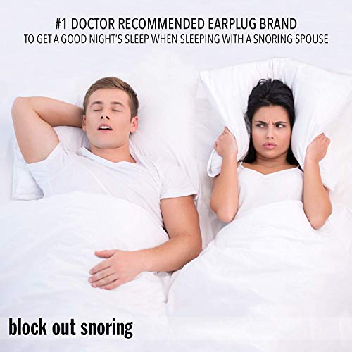 Mack’s Snore Blockers Soft Foam Earplugs, 50 Pair – 32 dB High NRR – Comforta...