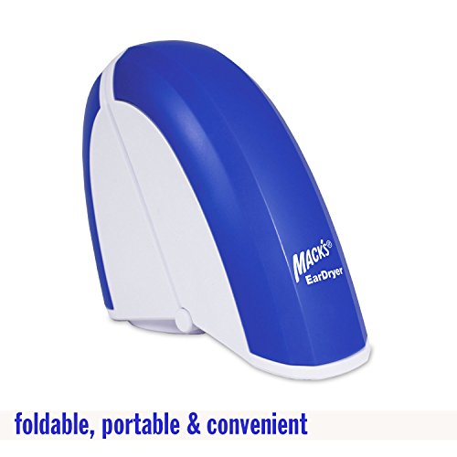 Mack's Ear Dryer - Soothing Electronic Warm Air Ear Dryer for Swimming, Showe...