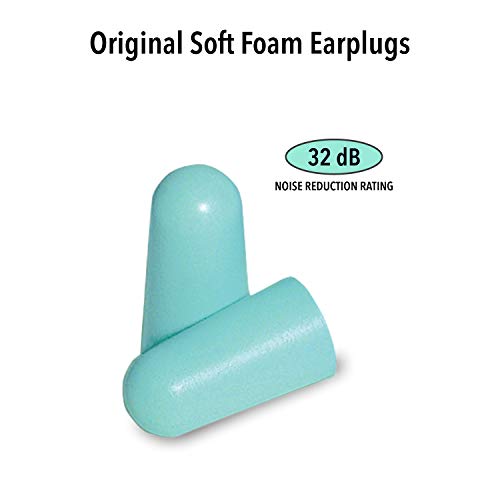 Mack's Original Soft Foam Earplugs, 50 Pair - 32dB Highest NRR, Comfortable E...