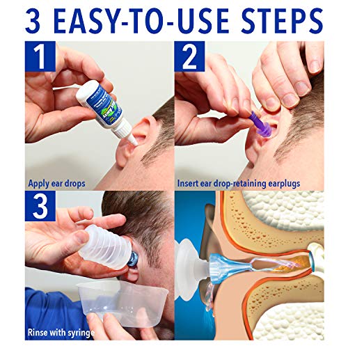 Mack's ProRinse Ear Wax Removal System - 0.5 FL OZ Ear Drops, Ear Plugs, Ear ...