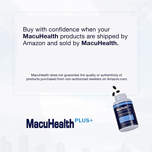 MacuHealth Plus+ Eye Vitamins Supplement for Adults (90 Days Supply) AREDS2 B...