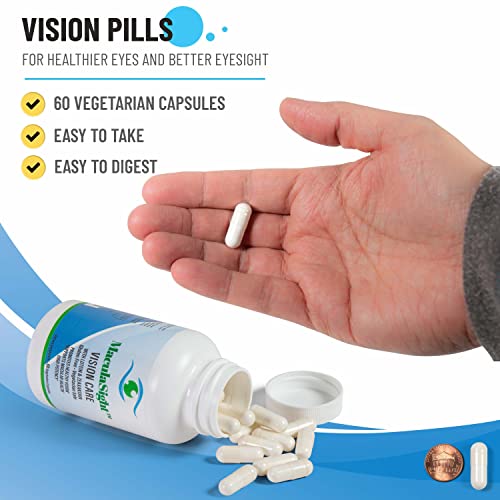 MaculaSight Vision Care Eye Vitamins for Macular Degeneration - Lutein and Ze...