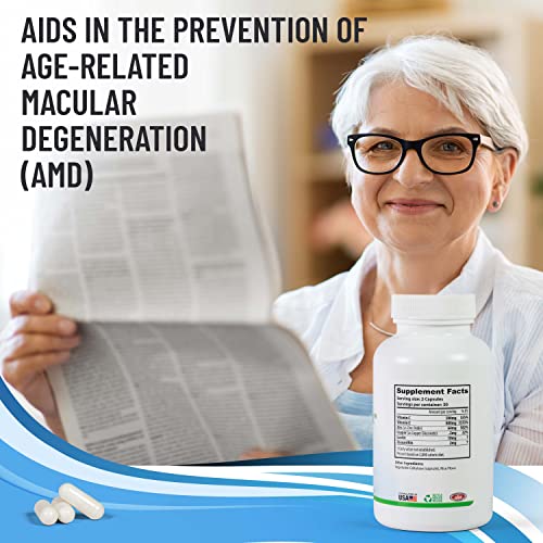 MaculaSight Vision Care Eye Vitamins for Macular Degeneration - Lutein and Ze...