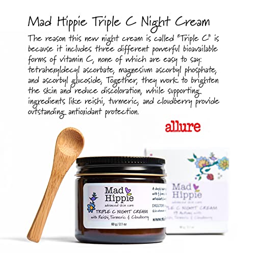 Mad Hippie Skin Care Triple C Night Cream, 2.1 oz (60 g)