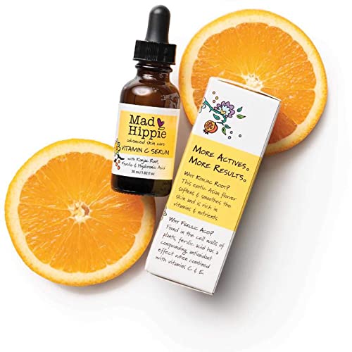 Mad Hippie Vitamin C Serum with Vitamin E, Skin Care Packed with Natural Vega...
