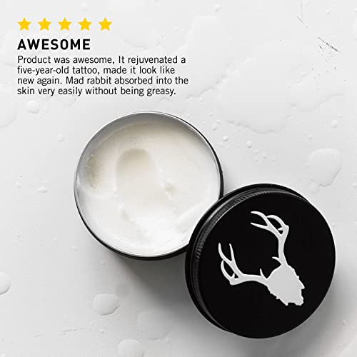 Mad Rabbit Tattoo Enhance Balm & Aftercare Cream, 1.7oz. Tattoo Brightener & ...
