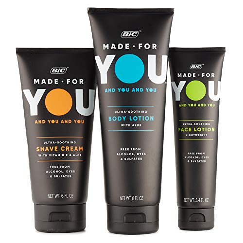 Made For You Shaving Cream for Men and Women - Shave Cream with Aloe Vera, Vi...