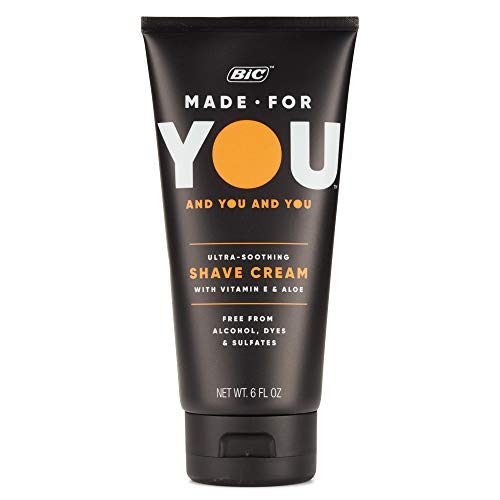 Made For You Shaving Cream for Men and Women - Shave Cream with Aloe Vera, Vi...