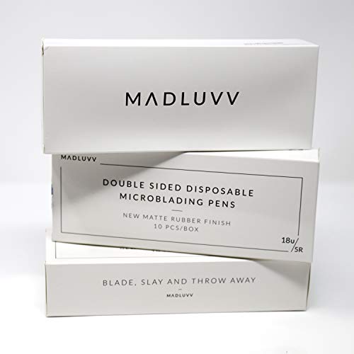 Best 2-in-1 Microblading Pen Supplies Kit for Flawless Eyebrows, 10 Pack, Pre...