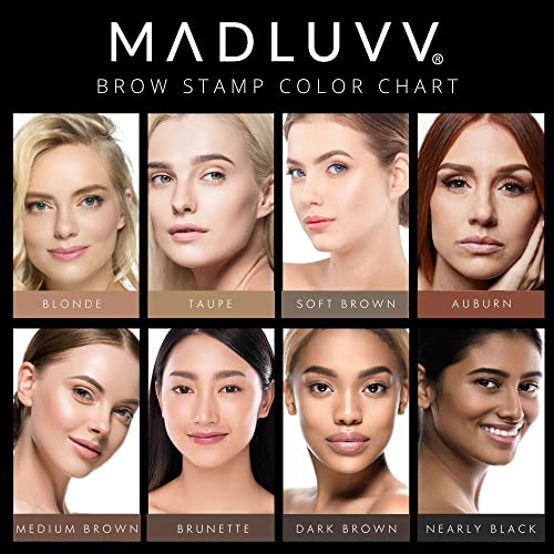 MADLUVV 1-Step Brow Stamp™ + Shaping Kit, The Original Patent-Pending Viral E...
