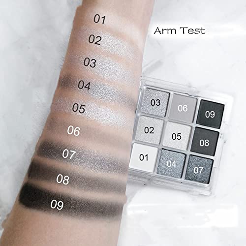 MAEPEOR Eyeshadow Palette 9 Colors Matte Glitter Eyeshadow Palette Longlastin...