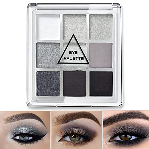 MAEPEOR Eyeshadow Palette 9 Colors Matte Glitter Eyeshadow Palette Longlastin...
