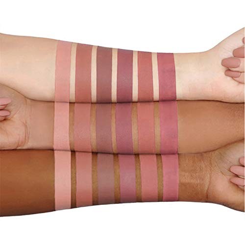 MAEPEOR Matte Liquid Lipstick 6PCS Nude Series Velvety Lip Gloss Kit Long-Las...