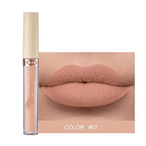 MAEPEOR Matte Liquid Lipstick 6PCS Nude Series Velvety Lip Gloss Kit Long-Las...