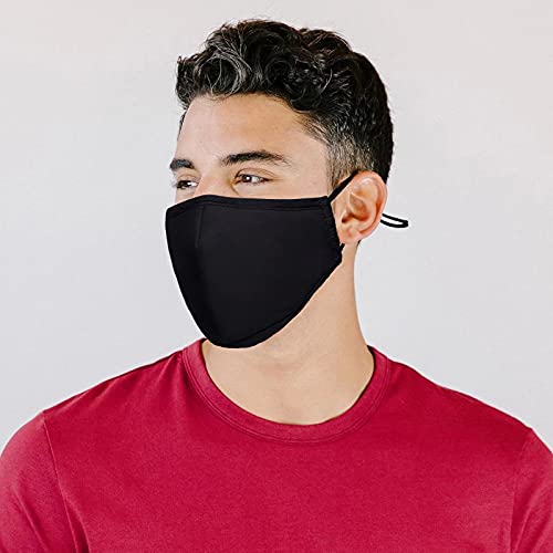 8 Pack Reusable Cloth Face Mask Washable with Adjustable Ear Straps & Nose Wi...