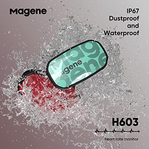 Magene H603 Chest Strap Heart Rate Monitor, ANT+ and Bluetooth Compatible wit...