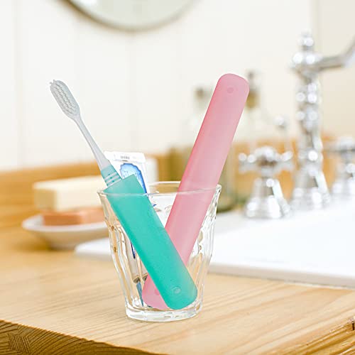 Maggift Travel Toothbrush Case Holder pack of 6 Portable Toothbrush Storage a...