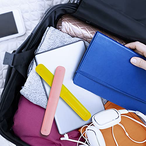 Maggift Travel Toothbrush Case Holder pack of 6 Portable Toothbrush Storage a...