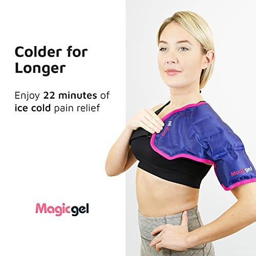 Magic Gel Shoulder Ice Pack - Reusable, Flexible and Long Lasting. Ice Pack f...