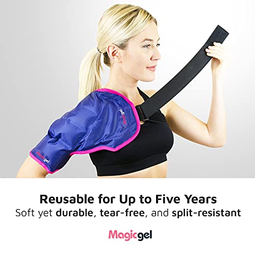 Magic Gel Shoulder Ice Pack - Reusable, Flexible and Long Lasting. Ice Pack f...