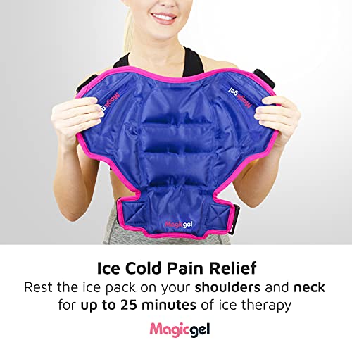 Magic Gel Shoulder Ice Pack - Reusable, Flexible and Long Lasting. Ice Pack f...