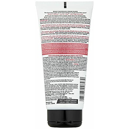 MAGIC Razorless Cream Shave Extra Strength, 6 Ounce, (Pack of 3)