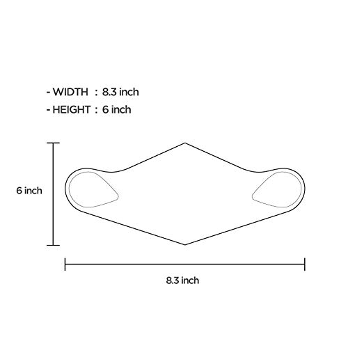 Magicopper Face Masks, Breathable Face Mask special 2 Layer Facemask, Lightwe...