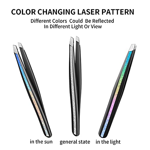 Tweezers for Eyebrows- MagicYee 1 Pack Professional Tweezers For Women Tweeze...