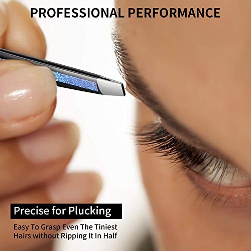 Tweezers for Eyebrows- MagicYee 1 Pack Professional Tweezers For Women Tweeze...