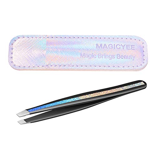 Tweezers for Eyebrows- MagicYee 1 Pack Professional Tweezers For Women Tweeze...