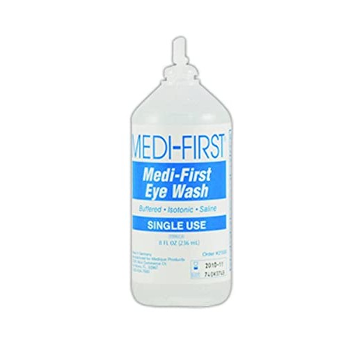 Medique MP21508 Medi-First Eye Irrigation Solution, Sterile Solution , 8 oz, ...
