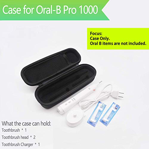 Oral B Toothbrush Hard Travel Case Carrying Bag, Fits for Oral-B Pro 1000, 20...