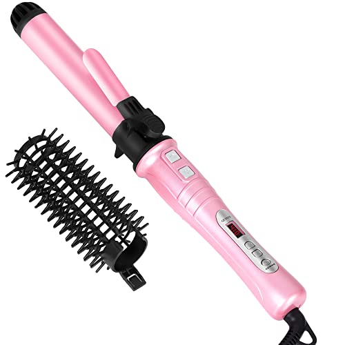 MaikcQ 1.25 Inches Rotating Curling Iron Professional Dual Voltage Tourmaline...
