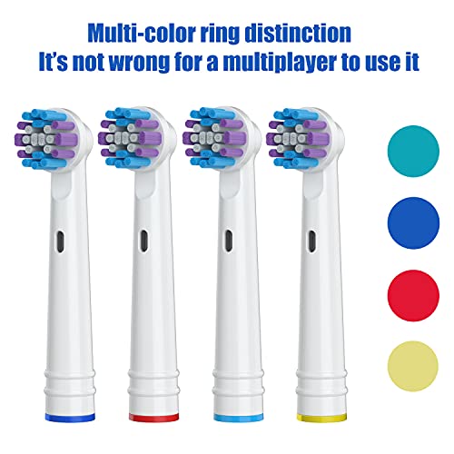 Replacement Toothbrush Heads for Oral-B, 4 Pack Replacement Heads Compatible ...