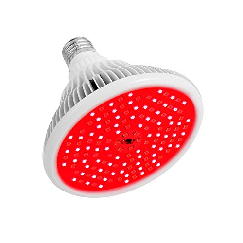 Red Light Therapy Lamp with Transparent Cover, MAINENG 144 LEDs 660nm and Nea...