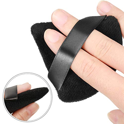 10 Pieces Pure Powder Puff Face Triangle Soft Makeup Powder Puff for Loose Po...